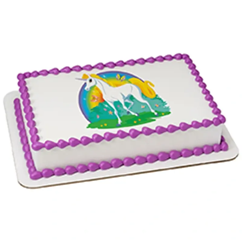 Unicorn PhotoCake Edible Image