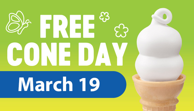 Dairy Queen Free Cone Day