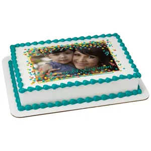 Worlds Best Mom Mother's Day Cake