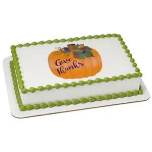 Give Thanks Thanksgiving Cake