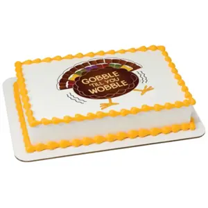 Gobble Thanksgiving Cake